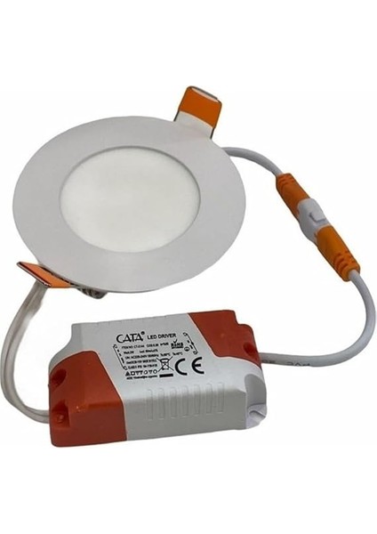 6W Sıva Altı LED Panel Spot CT-5145 - Beyaz Işık - Alüminyum Kasa fiyatları