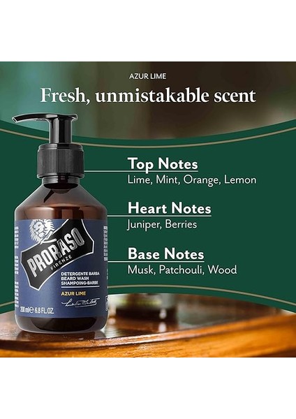 Beard Shampoo / Sakal Şampuanı Azure Lime (200 Ml) fiyatları
