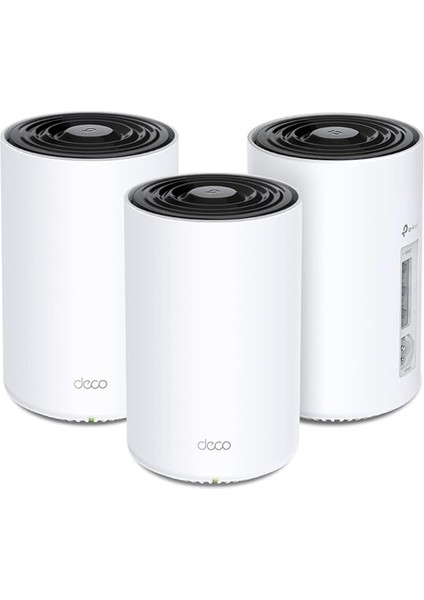 Deco PX50 3-Pack, AX3000 + G1500, 1 Ghz Cpu, Powerline/mesh, Yapay Zeka Desteği, Gigabit Portları, 150 Cihaza Kadar Bağlantı, 600 M² 'ye Kadar Kapsama, Powerline Mesh Wifi 6 Sistemi