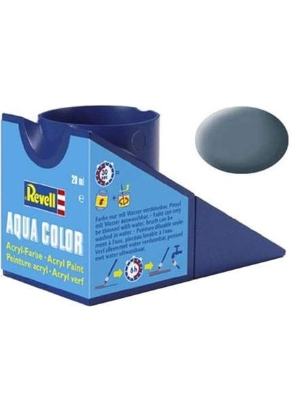- Su Bazlı Maket Boyası Grimsi Mavi Mat 18 ml (36179)