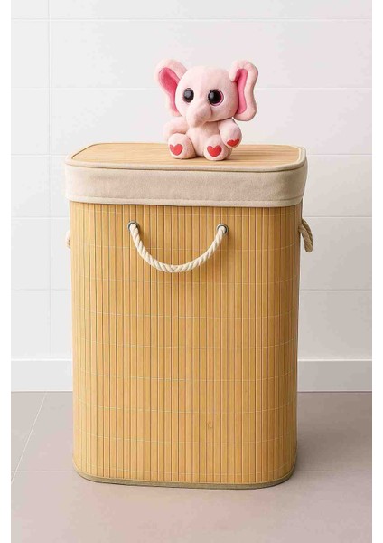 Orjinal Bambu Kare Kirli Sepeti ve Bambu 3 Lü Organizer (Sabunluk Havlu Kozmetik Saklama ) fiyatları