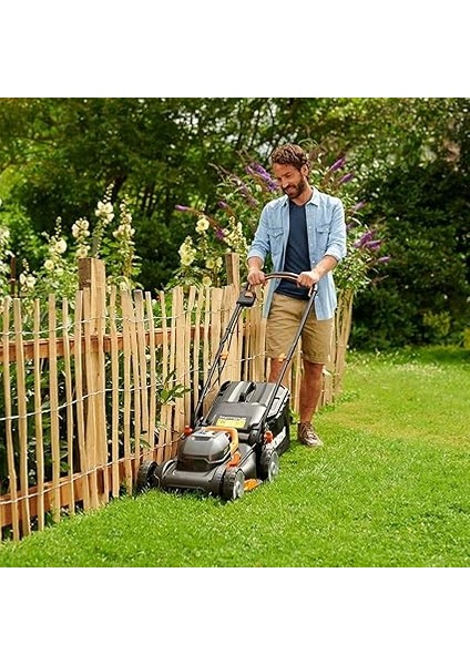 WG927E 40VOLT 2.0AH. Li-Ion 34CM Profesyonel Şarjlı Çim Biçme + WG157E.9 20VOLT 25CM Misinalı Çim ve Kenar Kesme modelleri