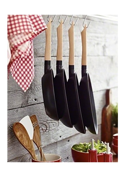 Ahşap Saplı Döküm Kızartma Tavası modelleri