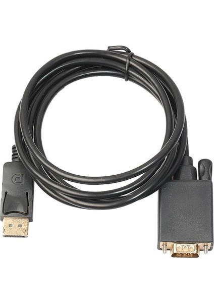 Plus PX-1256 1.5 Metre Display To VGA Kablo, Displayport To VGA Kablo, Dp To VGA Çevirici Kablo (Display Bilgisayara-Vga Monitöre Takılır)