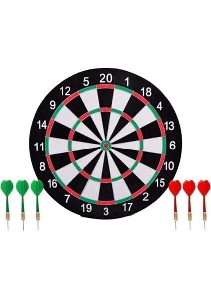 Dartboard Mıknatıslı Dart Oyunu Mıknatıs Uçlu Çift Taraflı Manyetik Dart CKS-208
