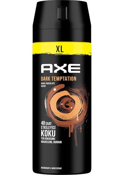 Erkek Deodorant & Bodyspray Dark Temptation 48 Saat Etkileyici Koku 200 ml