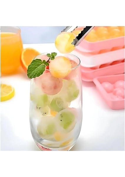 Adet Buz Kalıbı 33 Bölmeli Küre Buzluk Yuvarlak Buz Kalıbı Küre Buz modelleri