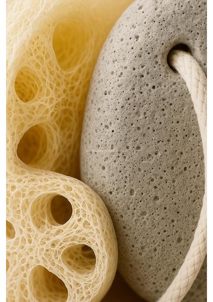 Rustik Ahşap Kovada Banyo Seti, Yumuşak Köpüren Lif, Doğal Kabak Lifi, Ponza Taşı ve Ahşap Masaj Tarağı, Cilt Bakımı ve Duş Keyfi Için Spa Bakım Seti modelleri