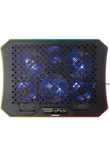 AD-RC34 Metafor Rgb 6 Fanlı Telefon Tutuculu Rgb Işıklı 15-17 Notebook Soğutucu Stand modelleri