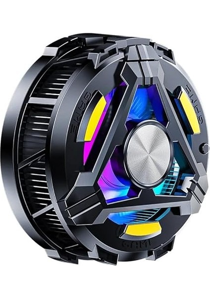 iPad ile Uyumlu Profesyonel Kablolu Yarı Iletken Şok Buzlama Tablet Soğutucu Fan Gamer Oyuncu Radyatör Şok Soğutma Fanı Yeni Nesil Altı Çekirdek Teknoloji Soğutma Fanı (GT29)