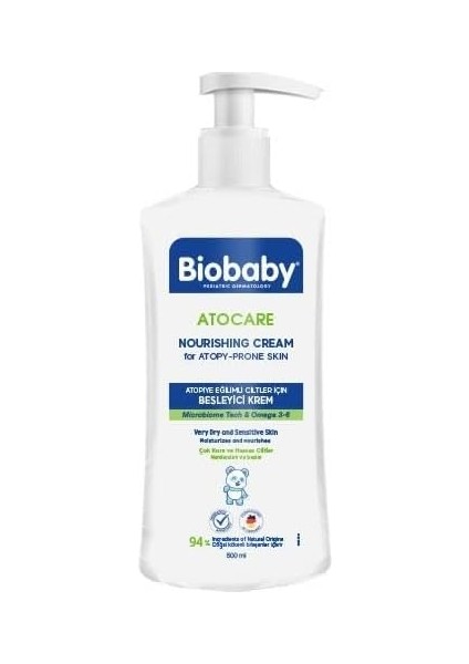 Besleyici Krem 500 ml - Seramid Prebiyotik Omega 3-6 Yulaf Unu