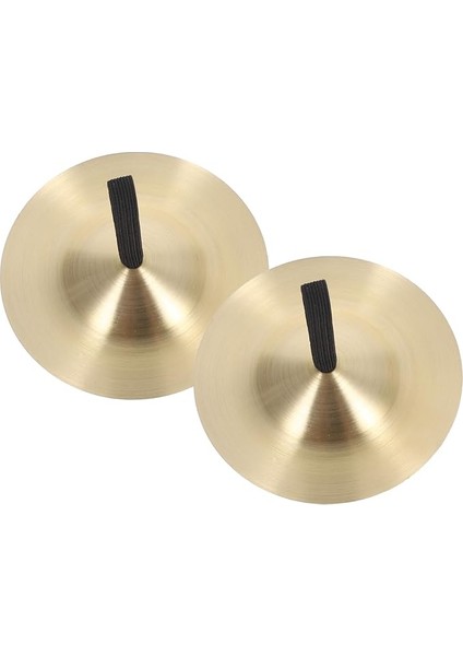 1 Çift Perküsyon Enstrümanları Küçük Parmak Zilleri El Zilleri Dans Etmek Için Küçük Müzik Aleti