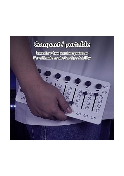 Mıdı Kontrol Cihazı 43 Düğmeli 8 Düğmeli 8 Basmalı Düğmeli Mıdı Miks Konsolu Bt Bağlantısı Pil/tip-C Güç Kaynağı USB Mıdı Kontrol Cihazı Çoğu Elektroakustik Enstrüman Için Mikser fırsatları