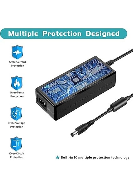 12 V 5 A Güç Kaynağı, 100 – 240 V Dc 12 V Adaptör, Monitör, Güç Kaynağı, Şarj Cihazı, Aoc Sceptre Hp Pavilion LED LCD Monitör, Dell Ekran, Insignia LED LCD Tv Güç Kablosu ile Uyumlu indirimleri