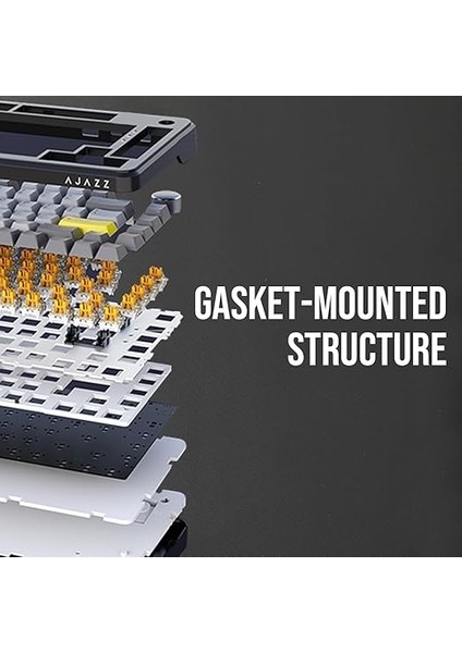 AK820 Max He Hall Effect Manyetik Switch Kablolu Oyun Klavyesi 8000Hz Siyah Beyaz fırsatları