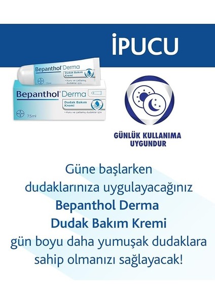 Dudak Bakım Kremi 7,5 ml 2li Paket L Kuru ve Çatlamış Dudaklar Için Günlük Nemlendirme fırsatları