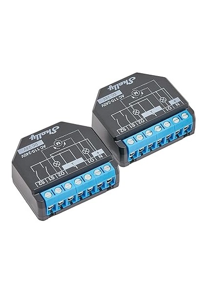 Plus 2pm, Wi-Fi ve Bluetooth 2 Kanallı Akıllı Röle Şalteri, Güç Ölçümü, Ev Otomasyonu, Panjur Uzaktan Kumanda, Alexa ve Google Home, Ios Android Uygulaması (2'li Paket) fiyatları