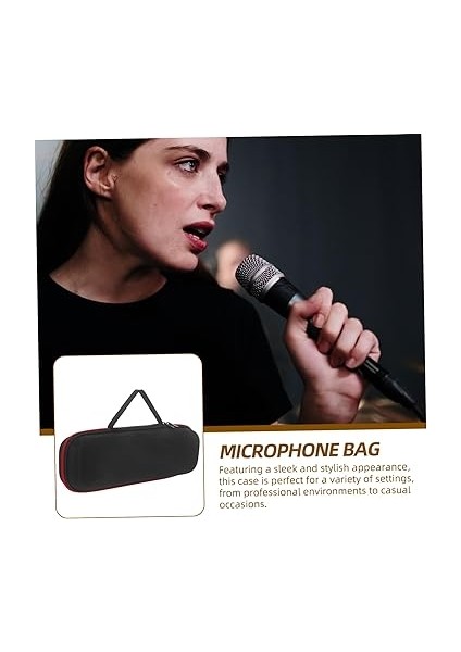Mikrofon Taşıma Çantası Darbe Koruyucu Seyahat Için Hedeflenmiş Mikrofon Depolama Çantası Kablosuz Mikrofonlar Için Pratik Çözüm fırsatları