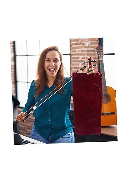 Çizilmeye Dayanıklı Keman Koruyucu Çanta Kumaş Keman Taşıma Çantası Peluş Kumaş Keman Kılıfı Taşınabilir Müzik Aleti Kılıfı Keman Koruması Için indirimleri