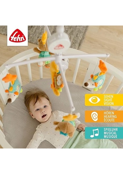 Müzik Mobil Orman - Orman Hayvanları ile Bebek Uyku Yardımı - Bebek Mobil Müzik Kutusu Melodi - 0-5 Ay Arası Bebekler Için Müzik Mobil Bebek Yatağı Oyuncak modelleri