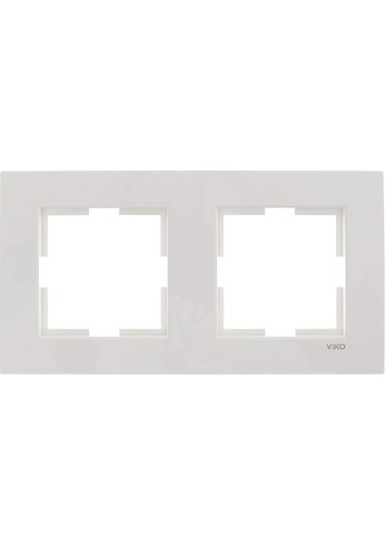 Karre Ikili Çerçeve, Beyaz