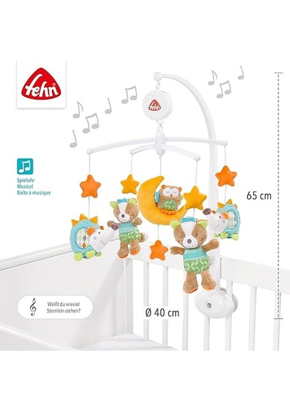 Müzik Mobil Orman - Orman Hayvanları ile Bebek Uyku Yardımı - Bebek Mobil Müzik Kutusu Melodi - 0-5 Ay Arası Bebekler Için Müzik Mobil Bebek Yatağı Oyuncak fırsatları