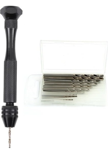 Mini Manuel El ile Çevirmeli El Matkabı Ince Delici Kalem Matkap Siyah modelleri