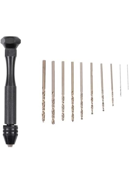 Mini Manuel El ile Çevirmeli El Matkabı Ince Delici Kalem Matkap Siyah fırsatları