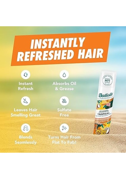 Tropical Kuru Şampuan 200 ml fırsatları