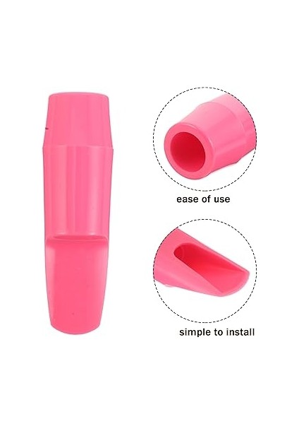 Reçine Alto Saksafon Ağızlığı: Birden Fazla Saksafonla Uyumlu Ağızlık Başlığı Değiştirmeleri Her Seviyedeki Müzisyen Için Idealdir Pembe modelleri