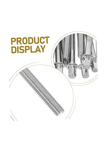 Davul Için 12 Adet Gergi Çubukları: Caz Davul Seti Aksesuarları Için Metal Vidaları - Perküsyon Enstrümanları Için Gergi Çubukları modelleri