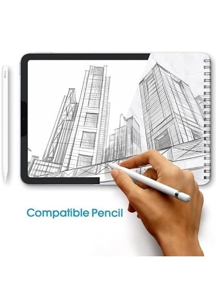 Samsung Galaxy Tab S9 Plus 12.4 Inç Ile Uyumlu Ekran Koruyucu Kağıt Hissi Paperfeel SM-X810 modelleri