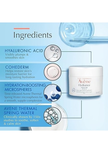 Thermale Avene Avene Hydrance Aqua Gel Tüm Ciltler Için Nemlendirici 50 ml fırsatları