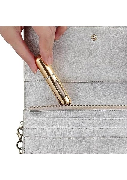 Taşınabilir Parfüm Şişesi, 2'li Set, Cam Göstergeli (Gümüş) fiyatları