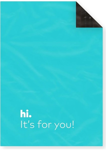 Turkuaz Kargo Poşeti 30X37+5 cm - 100 Adet