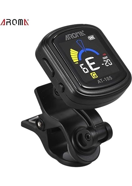 Renkli Ekranlı Klip-On Akortör, Kromatik Gitar Bas Ukulele Keman Için, Süper Hızlı ve Doğru Akort, Çift 360 Derece Döner Klip, Dahili Pil, Yüksek Çözünürlüklü Va Ekran indirimleri