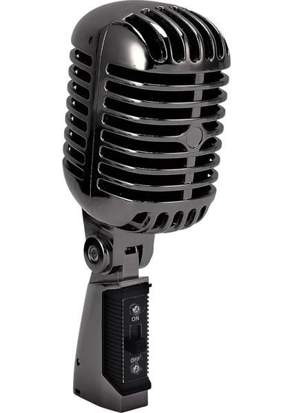 Mikrofon, Kardiyoid Pikap Deseni Şok Montaj Yapısına Sahip Klasik Mikrofon, Ses Geçirmez Gövde ve Yüksek Işaret Çıkışında Yerleşik (Gunmetal Gri) modelleri