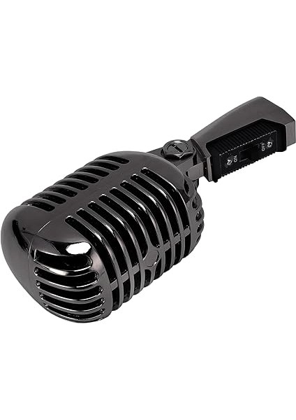 Mikrofon, Kardiyoid Pikap Deseni Şok Montaj Yapısına Sahip Klasik Mikrofon, Ses Geçirmez Gövde ve Yüksek Işaret Çıkışında Yerleşik (Gunmetal Gri) fırsatları