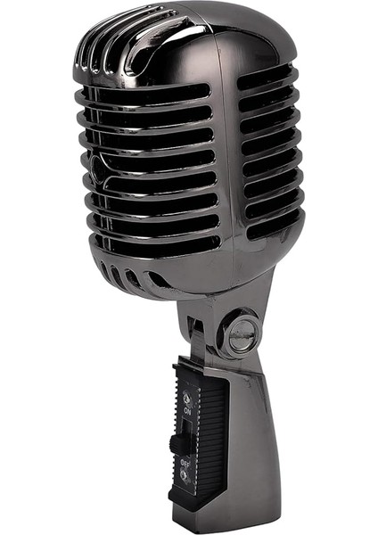 Mikrofon, Kardiyoid Pikap Deseni Şok Montaj Yapısına Sahip Klasik Mikrofon, Ses Geçirmez Gövde ve Yüksek Işaret Çıkışında Yerleşik (Gunmetal Gri) indirimleri