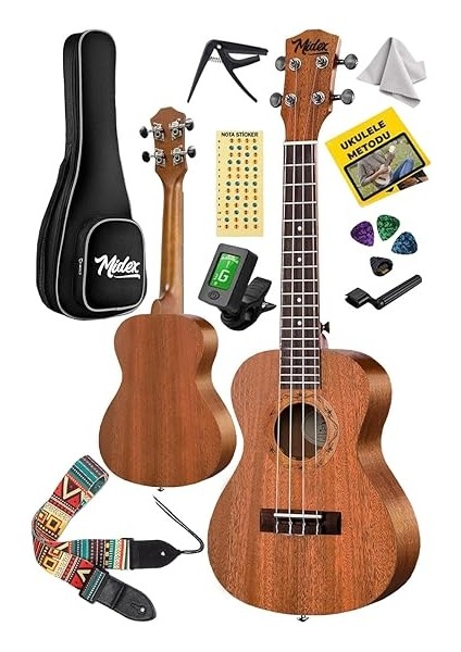 CT-24MC Set Concert Ukulele (Case Metod Askı Tuner Pena) fiyatları