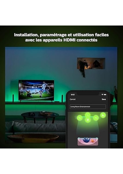 Hue HDMI Sync Box, 4 HDMI Bağlantısı, Akıllı Aydınlatma Siyah fırsatları