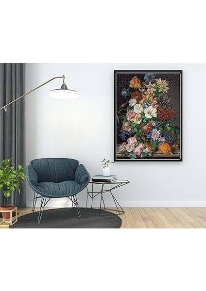 2000 Parça Vazoda Renkli Çiçekler Puzzle fırsatları