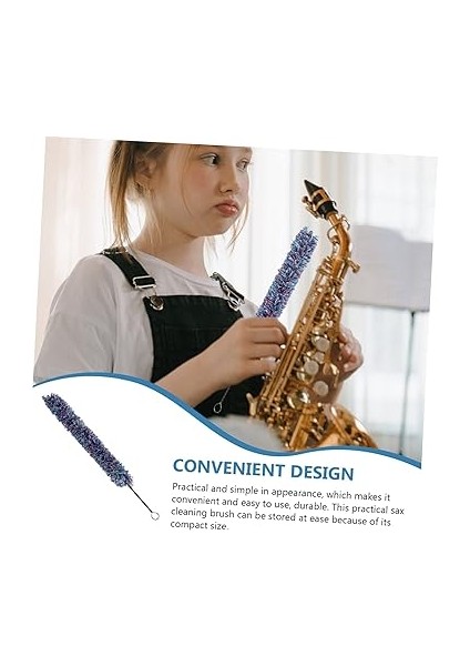 Saksafon Temizleme Fırçası Sax Müzikal Enstrüman Temizleyici Sax Bakım Aracı Bakımı indirimleri