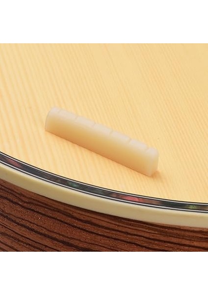 6 Telli Akustik Gitar Için Gerçek Malzemeli Gitar Eyeri ve Somunu 2 Adet fırsatları