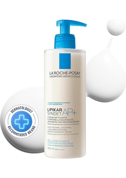 Roche-Posay Lıpıkar Syndet Ap+ Vücut Temizleme Jeli 400 ml 1 Paket