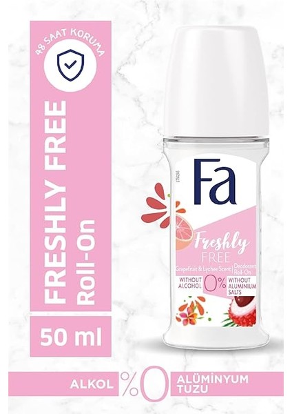 Freshly Free Greyfurt & Liçi Kadın Roll-On 1 Adet modelleri