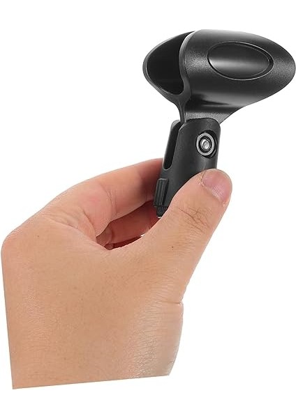 4 Set Ayarlanabilir Mikrofon Klipleri Mikrofon Standı Için Threaded Adaptörlü Clamp fırsatları