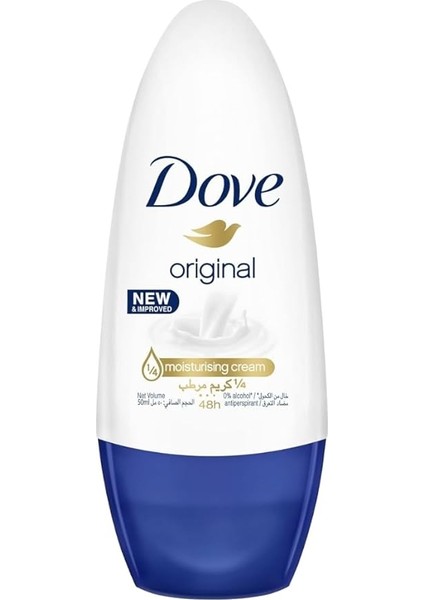 Kadın Roll On Deodorant Original 1/4 Nemlendirici Krem Etkili 50 ml