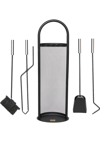 5 Li Lüx Ithal Tel Standlı Şömine-Soba Maşa Takımı Aksesuar Set 047 fırsatları