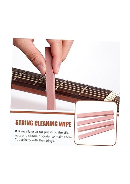 4 Adet Gitar Temizleme Seti Pratik Gitar Oksit Giderme Araçları ile Hızlı ve Kolay Bakım modelleri